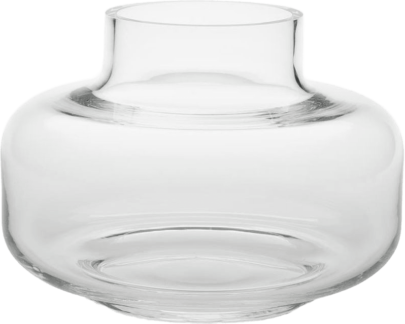 Vas Urna Ø 30 cm, från Marimekko, i färgen Clear.