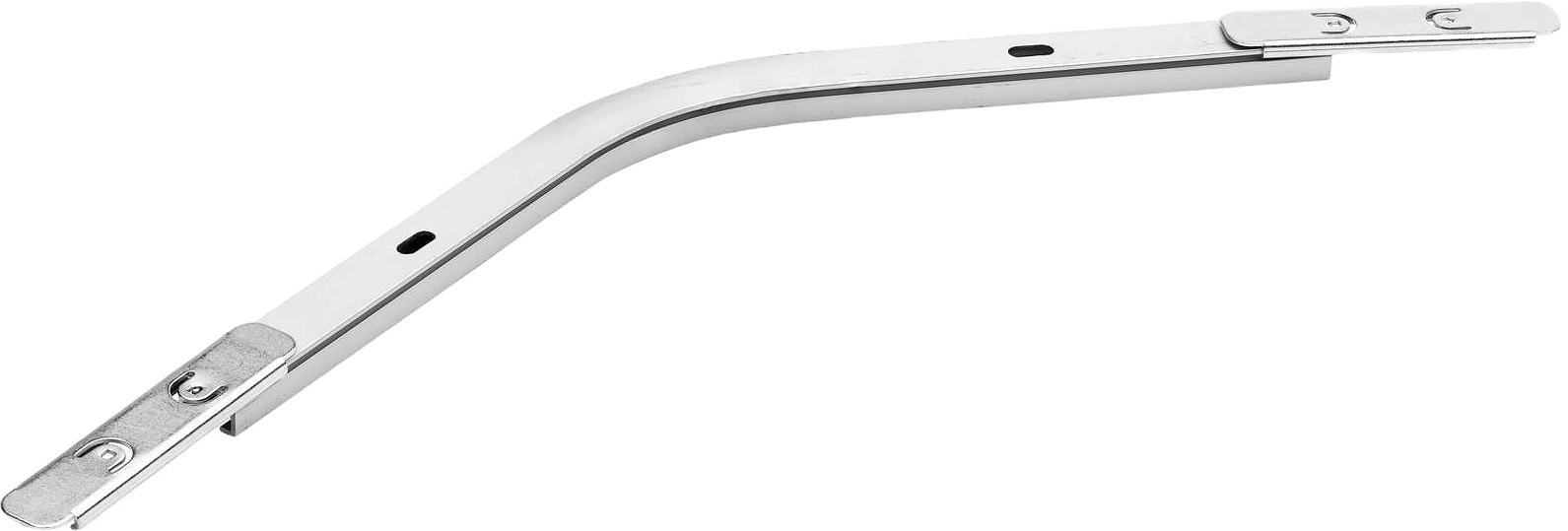 U-HÖRNBÖJ 135° 16x16CM, från Kirsch, i färgen White.