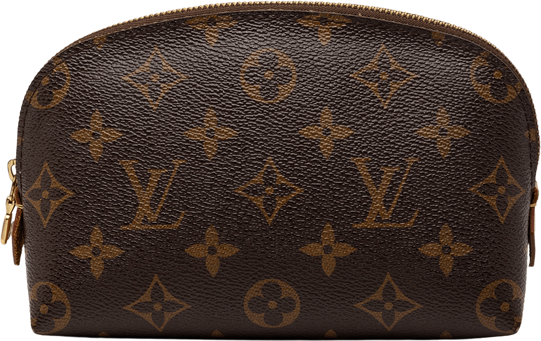 Louis Vuitton Monogram Cosmetic Pouch Pm, från Luxclusif, i färgen brown.