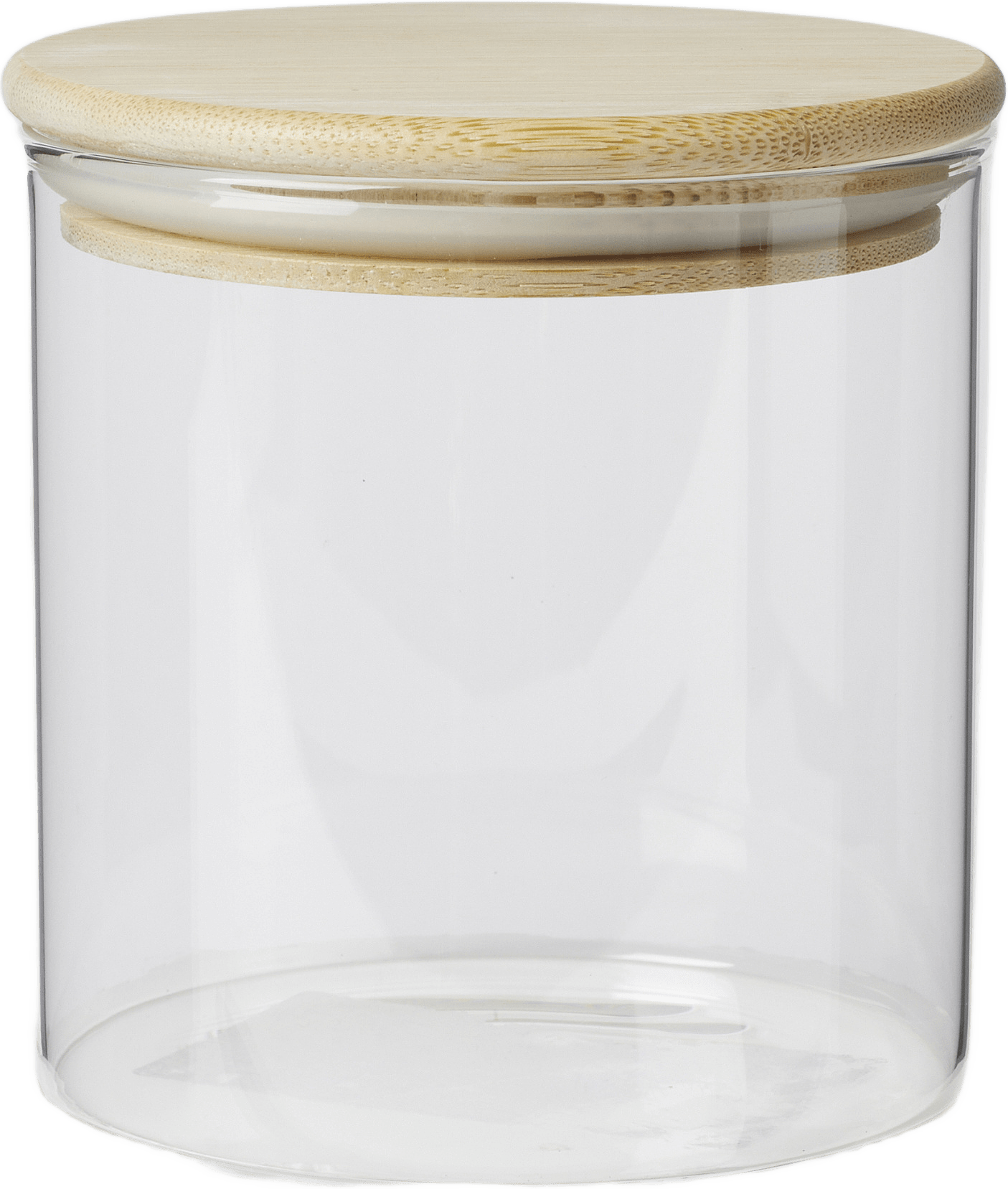 Glasburk med trälock 0,6 L, från Åhléns Home.