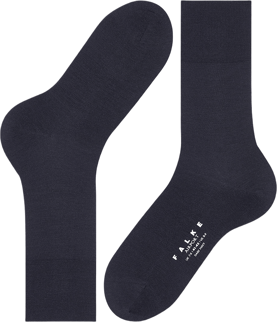 Airport Socks, från Falke, i färgen Navy.