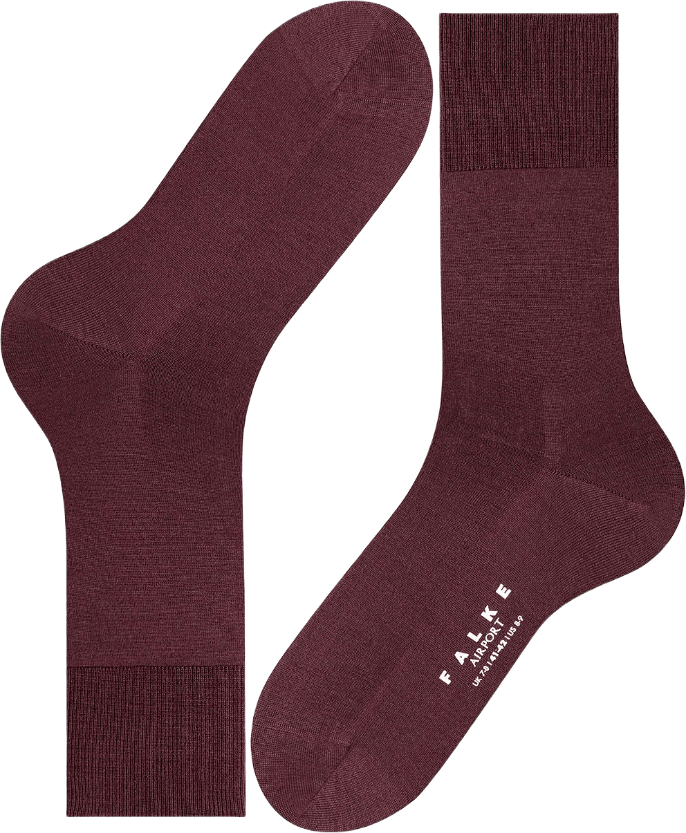 Airport Socks, från Falke, i färgen Wine.