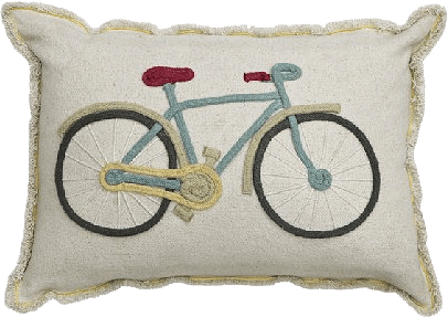 Kudde med cykelmotiv