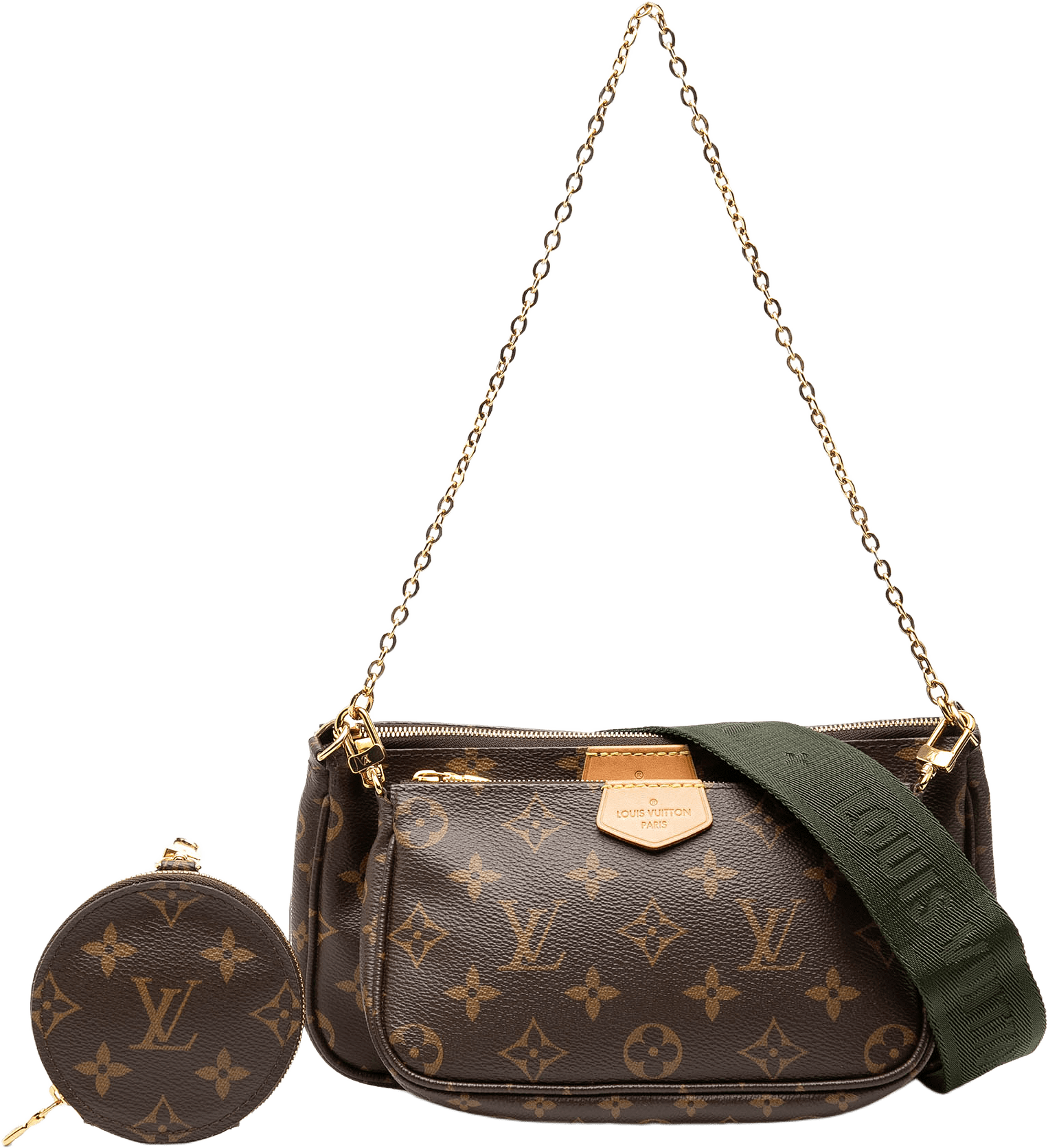 Louis Vuitton Monogram Multi Pochette Accessoires, från Luxclusif, i färgen brown.