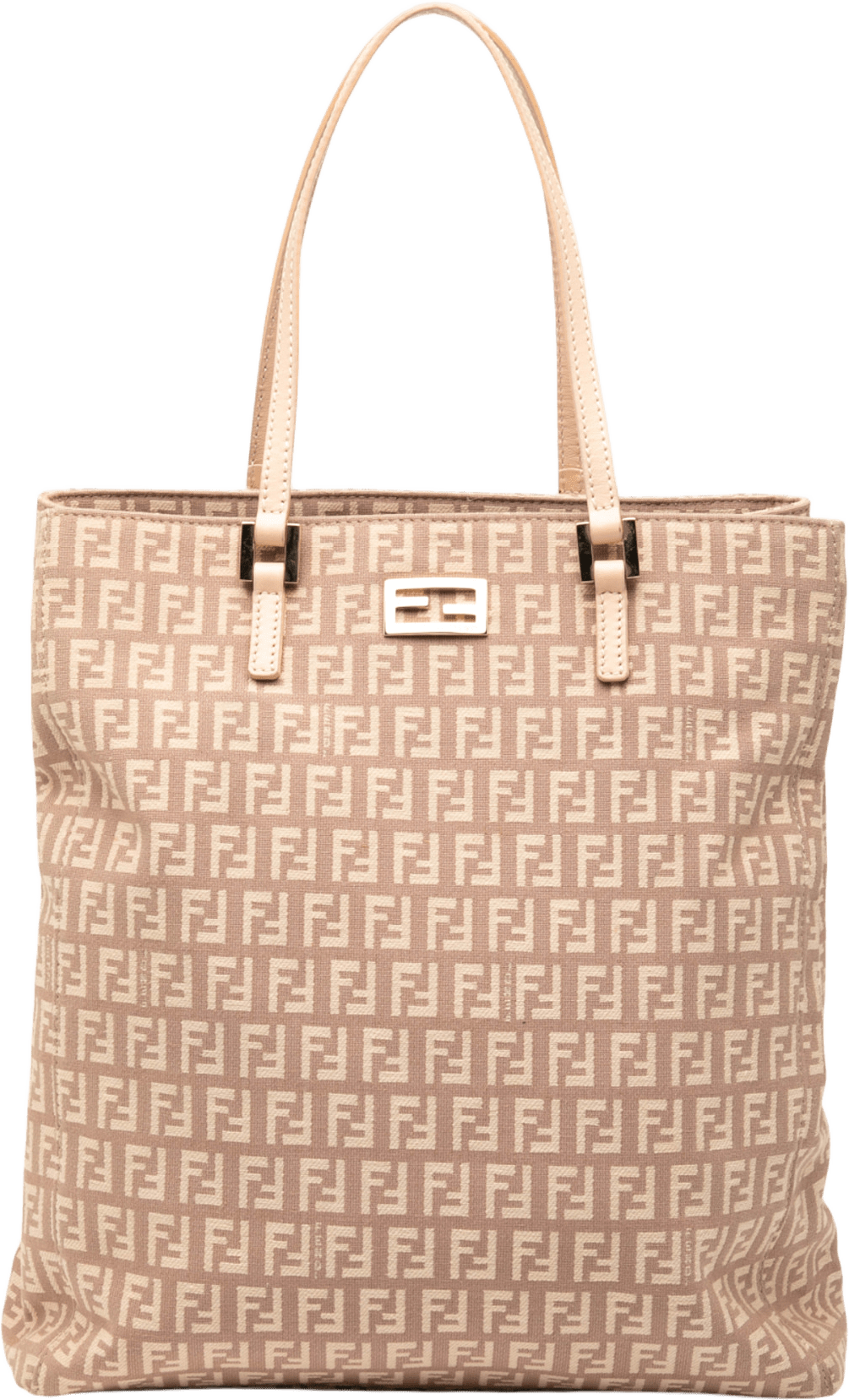 Fendi Zucchino Canvas Tote, från Luxclusif, i färgen pink.