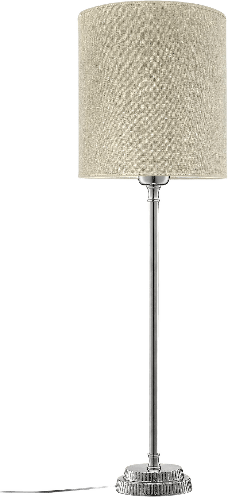 Kent Bordslampa, från PR Home, i färgen silver/beige.