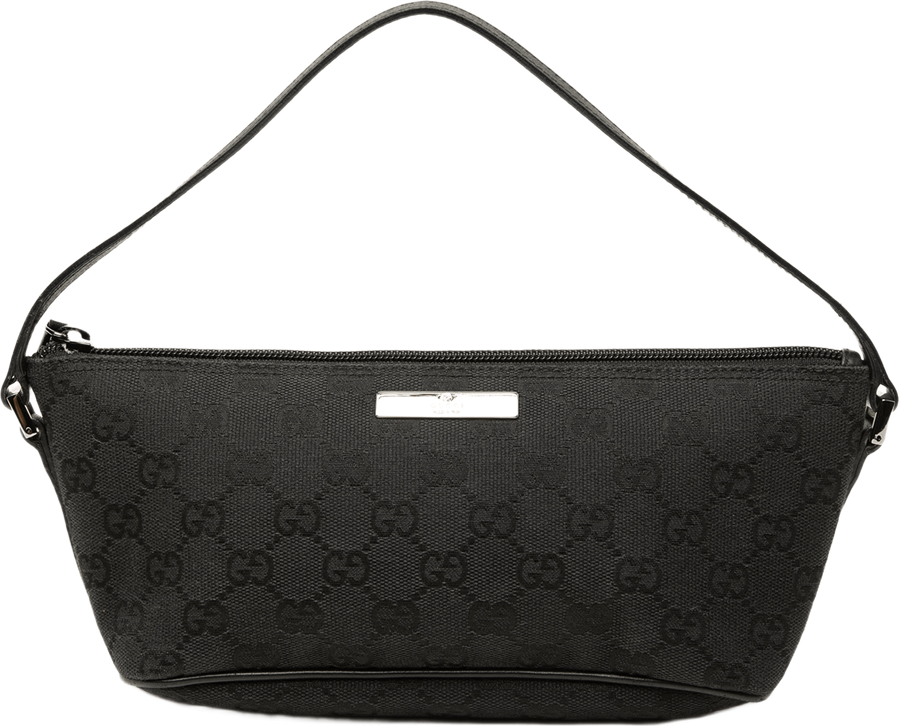 Gucci Gg Canvas Boat, från Luxclusif, i färgen svart.