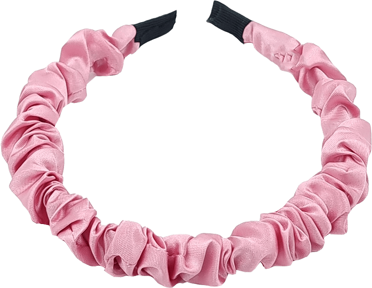 Diadem Till Barn Med Veckat Glansigt Tyg