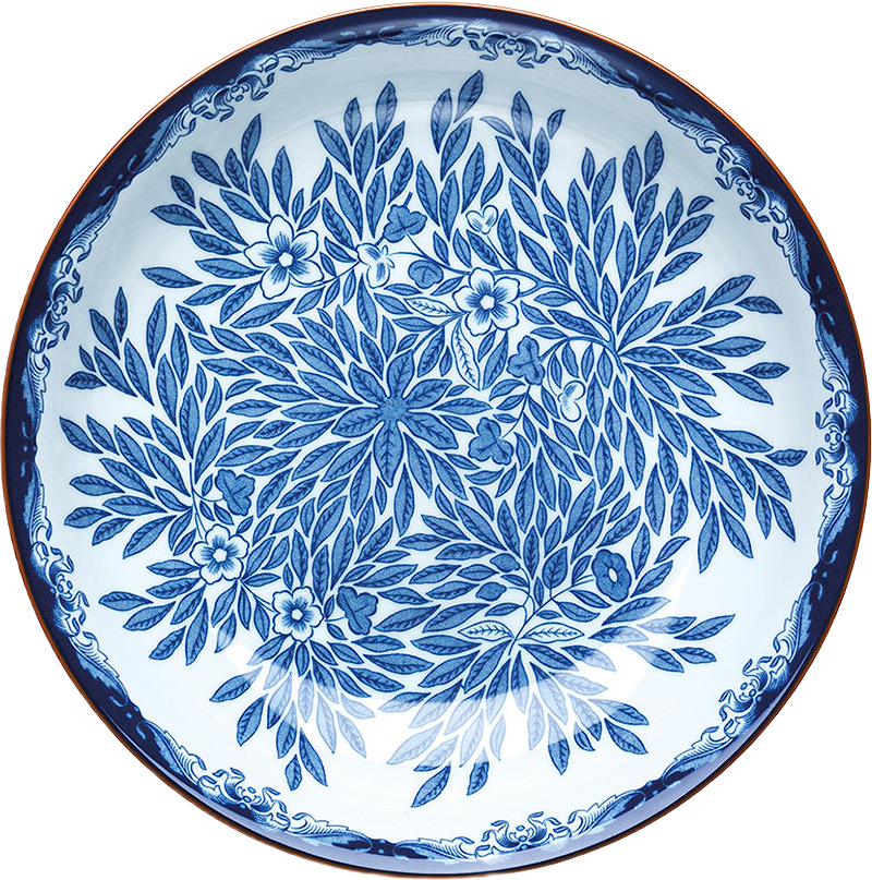 Djup tallrik, Ostindia Floris, 22 cm, från Rörstrand.