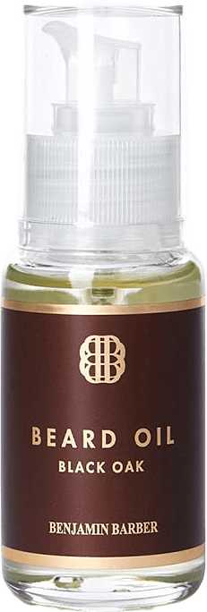 Black Oak Beard Oil, från Benjamin Barber, i färgen Black.