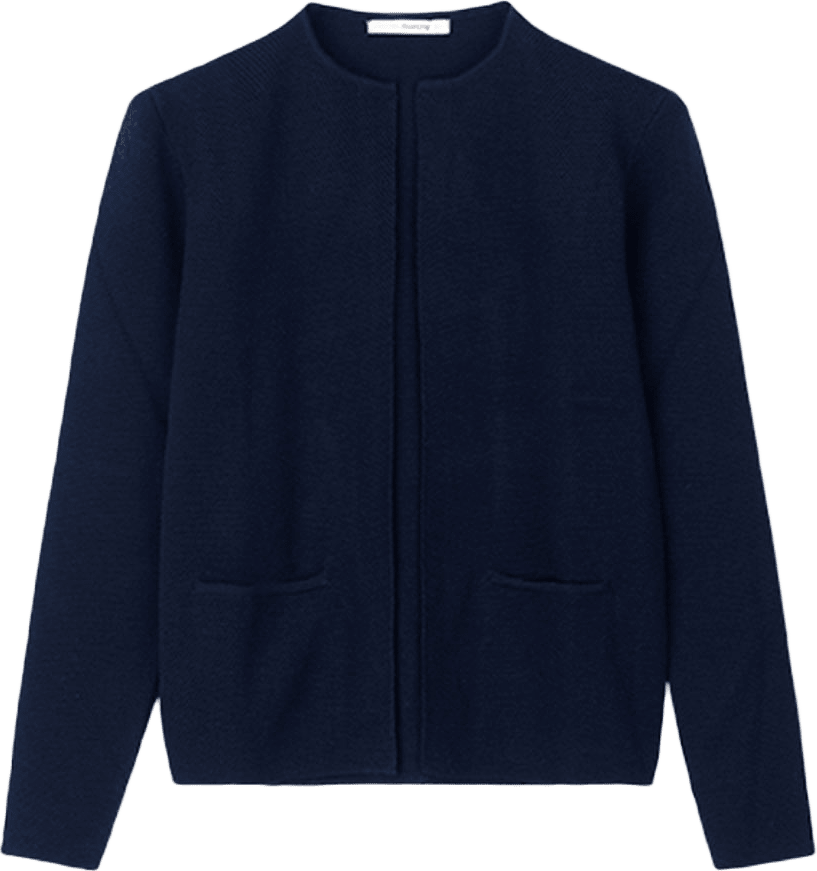 Cardigan Sense, från Sibin Linnebjerg, i färgen Navy.