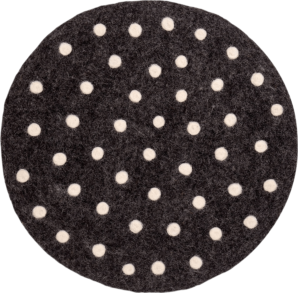 Sittdyna FELT, från A World of Craft, i färgen Grå/Vit.