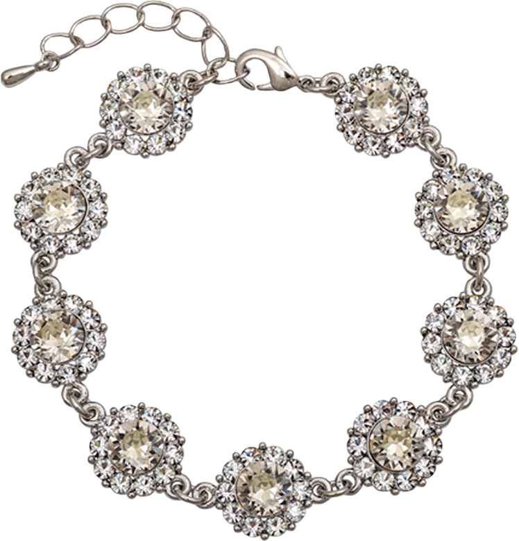 Sofia bracelet, från Lily and Rose, i färgen Silver.