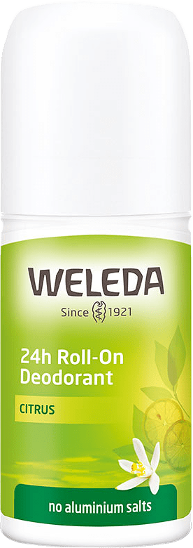 Citrus 24H Roll On Deodorant 50ml, från Weleda.