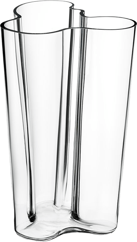 Vas Aalto, 25,1 cm, från Iittala, i färgen Clear.