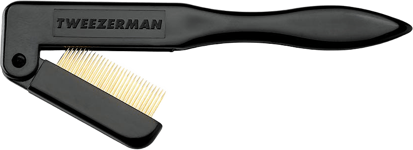 Folding iLashcomb, från Tweezerman, i färgen Black.