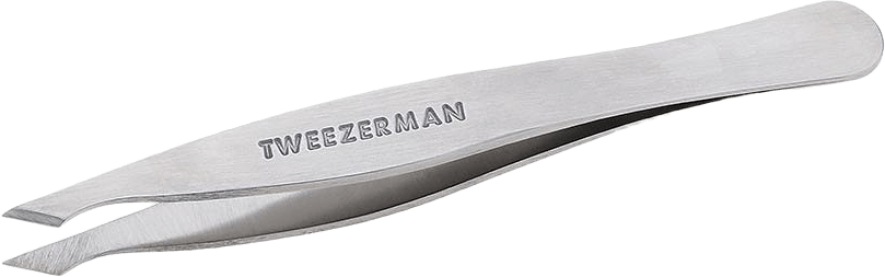 Pointed Slant Tweezer, från Tweezerman, i färgen Silver.