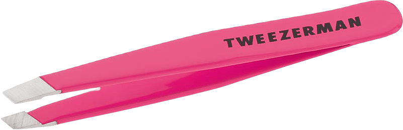 Mini Slant Tweezer, från Tweezerman, i färgen Neon Pink.