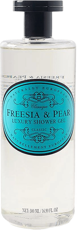 Freesia & Pear Shower Gel, från Naturally European, i färgen 500 ml.