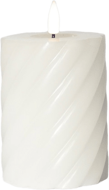 Vega Led Blockljus Ø7,5, från Led Nordic, i färgen beige.