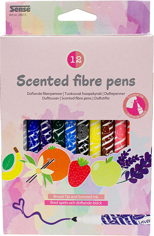 Doftpennor, 12-pack, från SENSE.