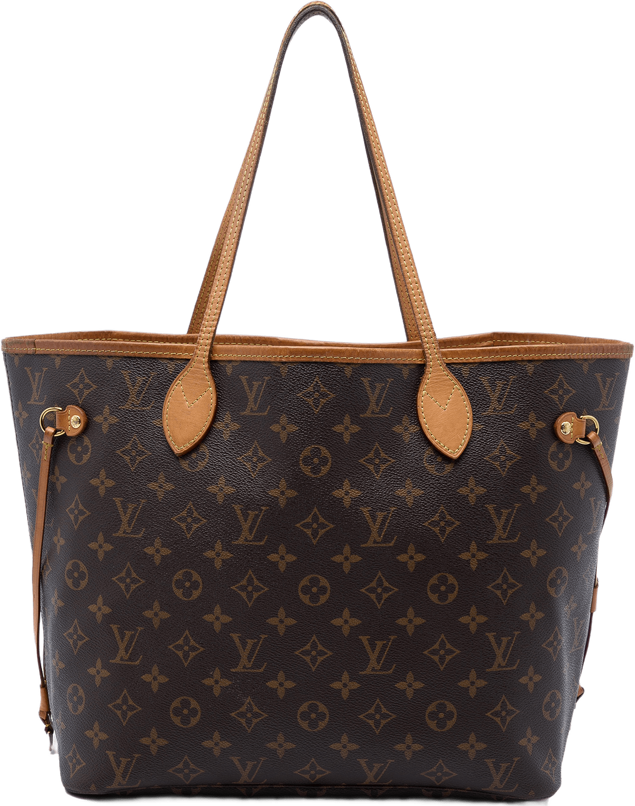 Louis Vuitton Monogram Neverfull Mm, från Luxclusif, i färgen brun.