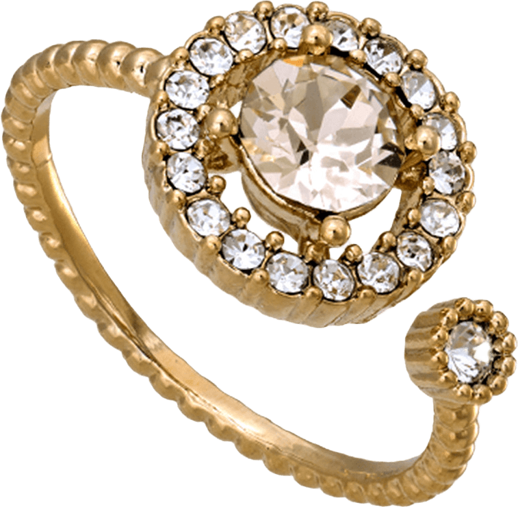 Miranda ring, från Lily and Rose, i färgen Light Beige.