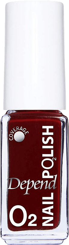 O2 Nailpolish, från Depend, i färgen 534 Dark Beauty.