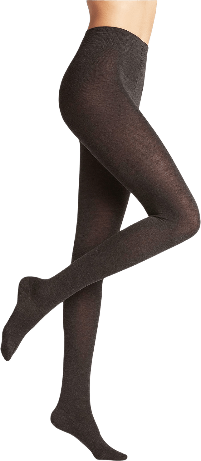 Softmerino Tights, från Falke, i färgen Grey Melange.