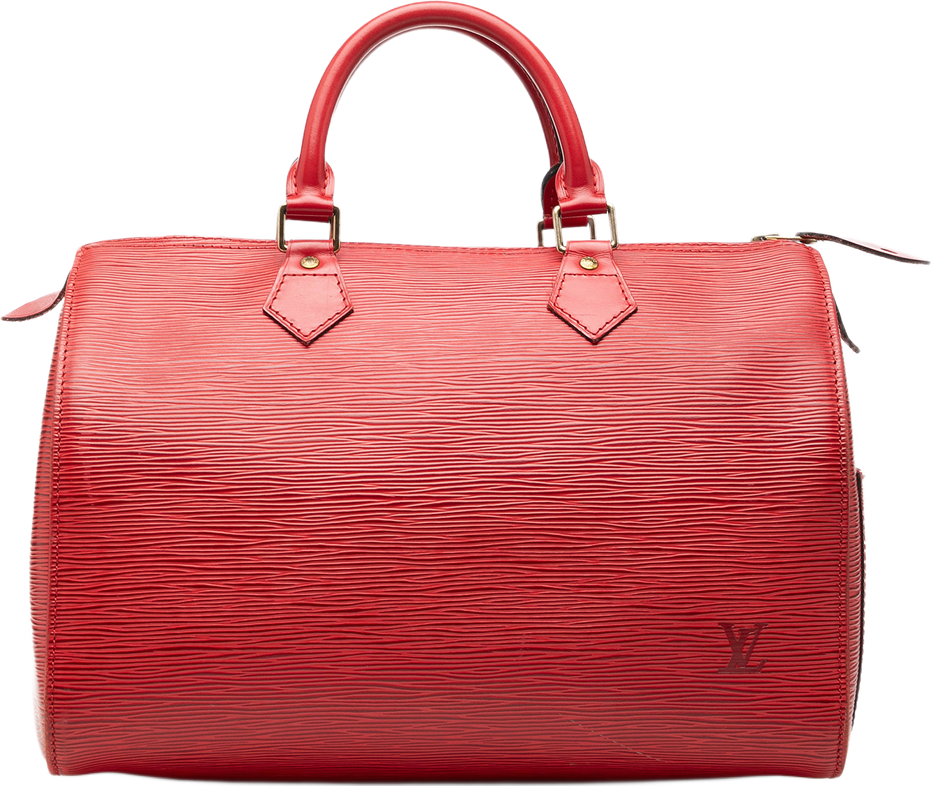 Louis Vuitton Epi Saint Jacques Pm Short Strap, från Luxclusif, i färgen röd.