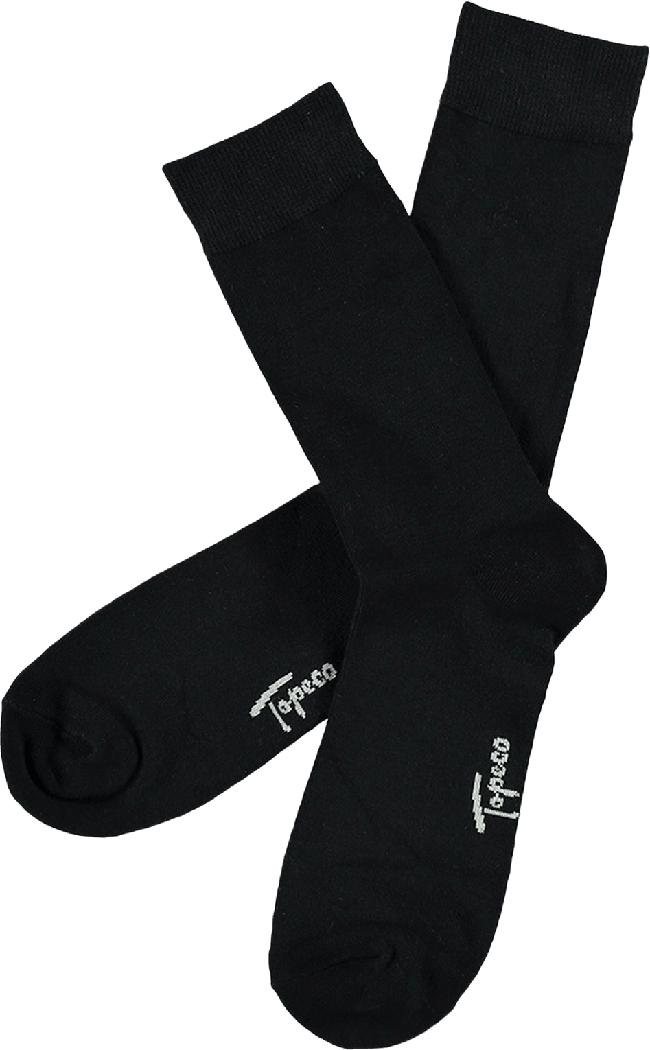 Strumpa Bambu Enfärgad, från Topeco, i färgen Black.