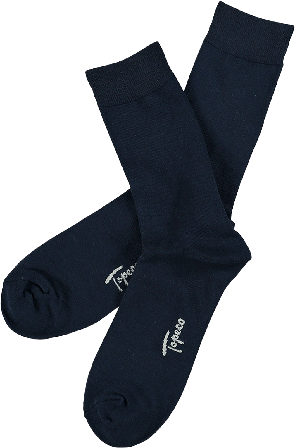 Strumpa Bambu Enfärgad, från Topeco, i färgen Navy 2.