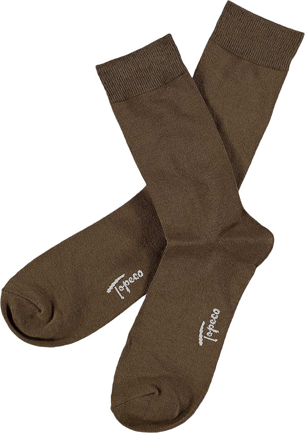 Strumpa Bambu Enfärgad, från Topeco, i färgen Camel.