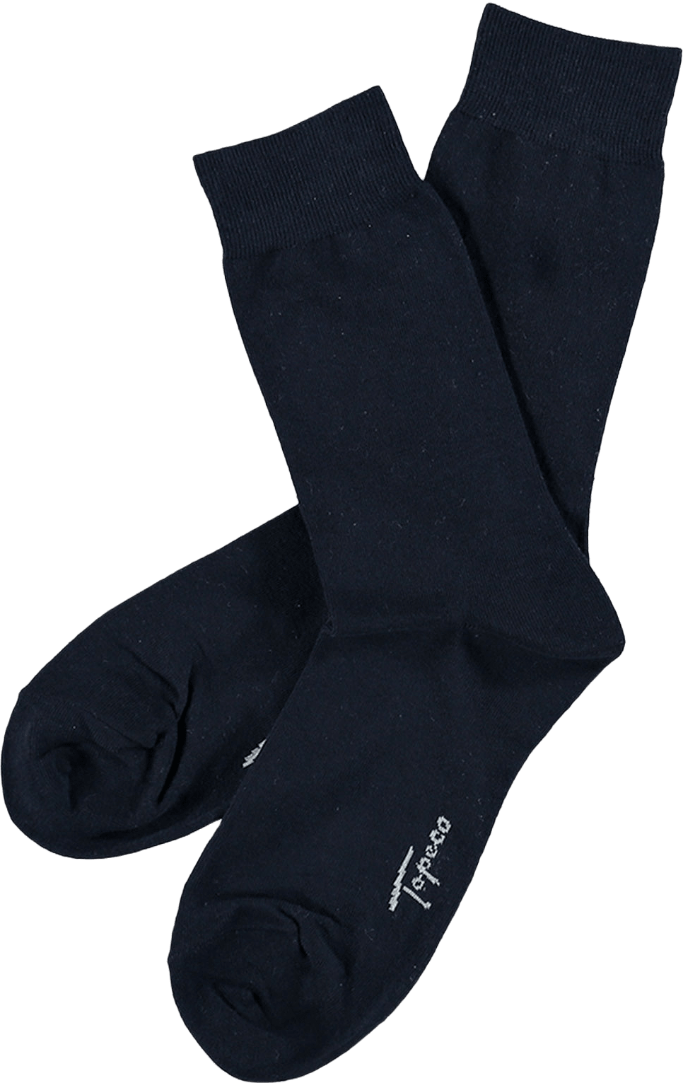 Strumpa Bomull Enfärgad, från Topeco, i färgen Navy 2.