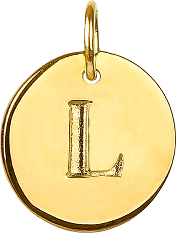 Beloved Mini Letter L, från Syster P, i färgen Gold.