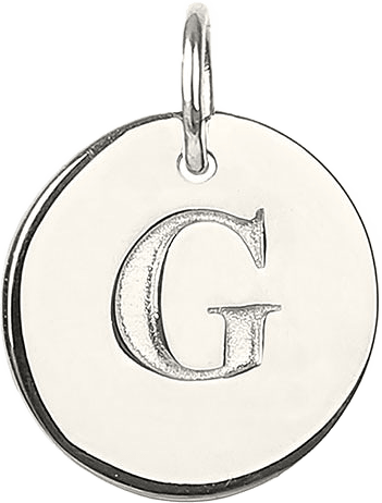Beloved Mini Letter G, från Syster P, i färgen Silver.