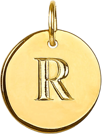 Beloved Mini Letter R, från Syster P, i färgen Gold.
