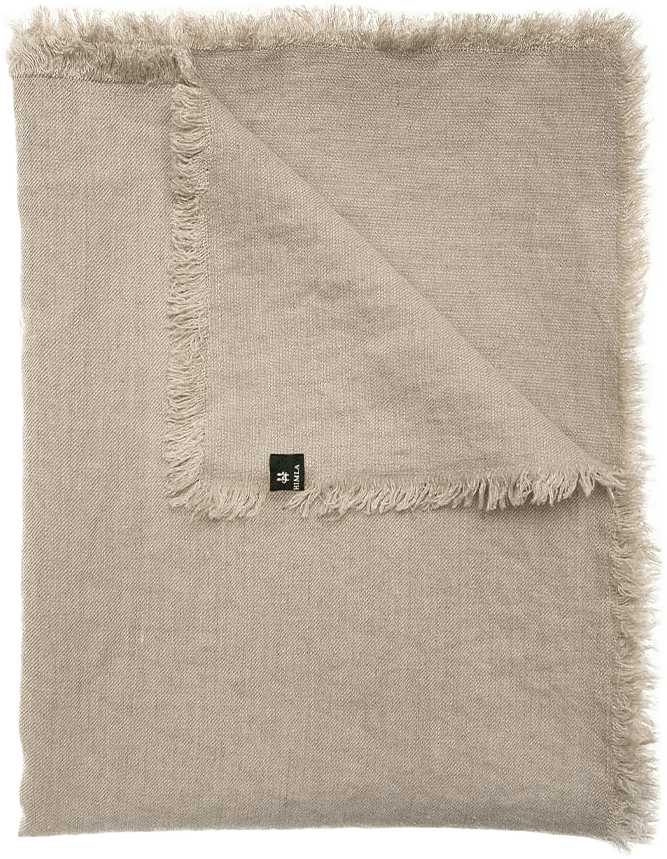 Pläd Merlin, 130x170 cm, från Himla, i färgen Natural.