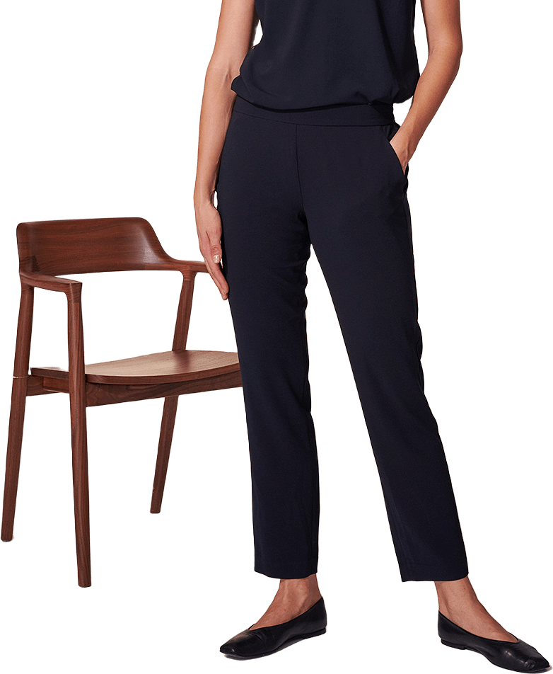 Mockingbird Trousers, från Marville Road, i färgen Midnight.