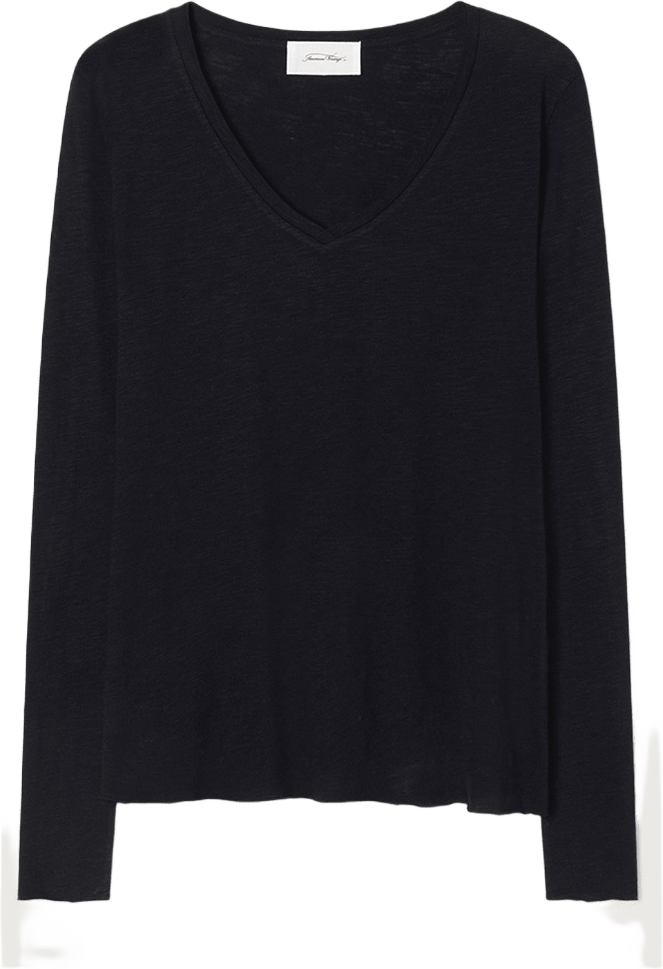 T-shirt långärmad Jacksonville, från American Vintage, i färgen Black.