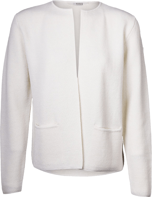 Cardigan Sense, från Sibin Linnebjerg, i färgen Offwhite.