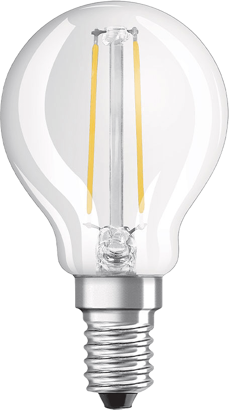 LED CL P 25 KLOT E14 FIL, från Osram.