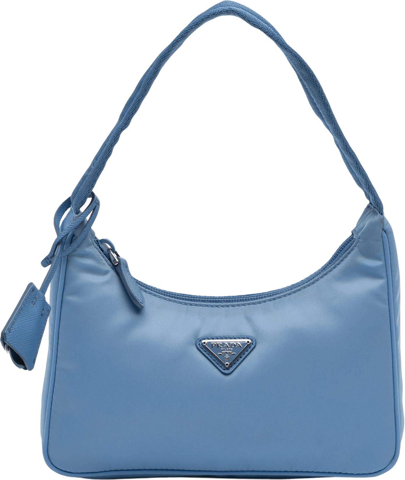Prada Mini Tessuto Re Edition 2000 Shoulder Bag, från Luxclusif, i färgen blue.