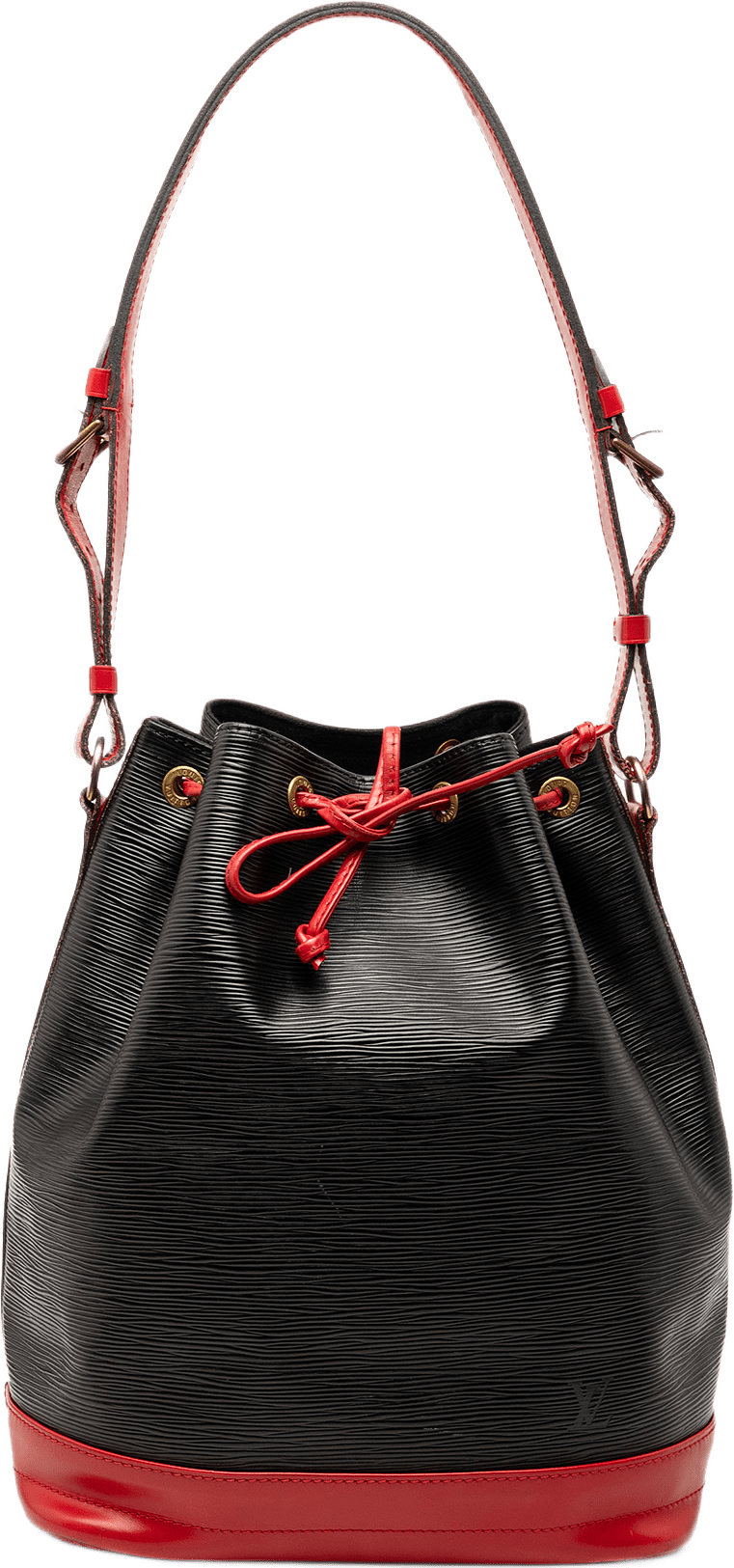 Louis Vuitton Epi Bicolor Noe Gm, från Luxclusif, i färgen svart.