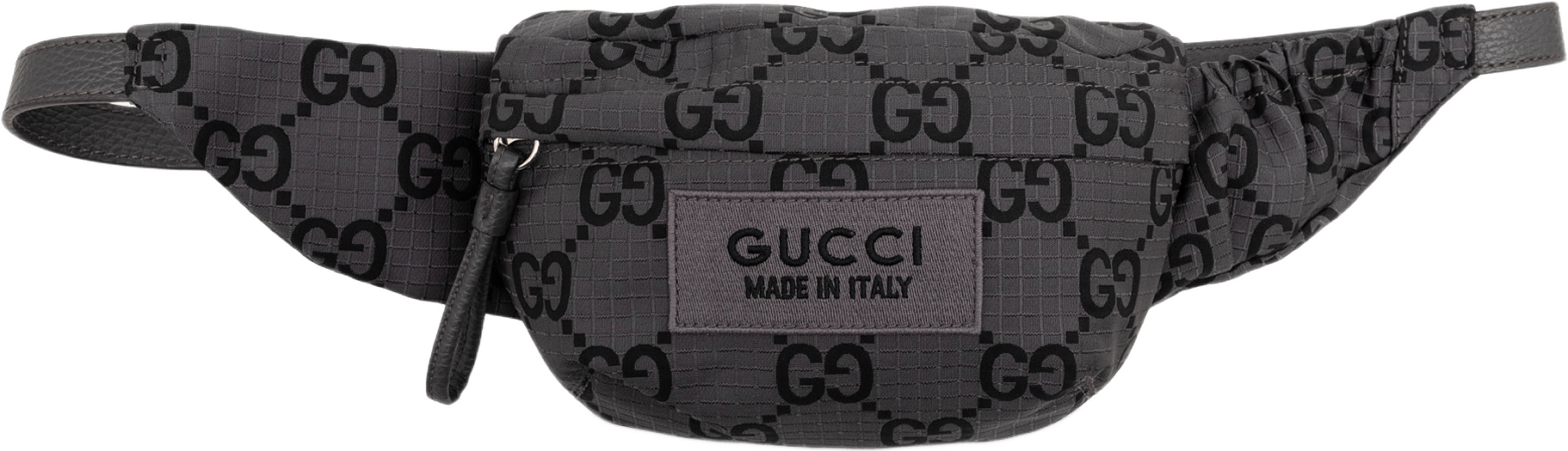 Gucci Gg Nylon Ripstop Belt Bag, från Luxclusif, i färgen gray.