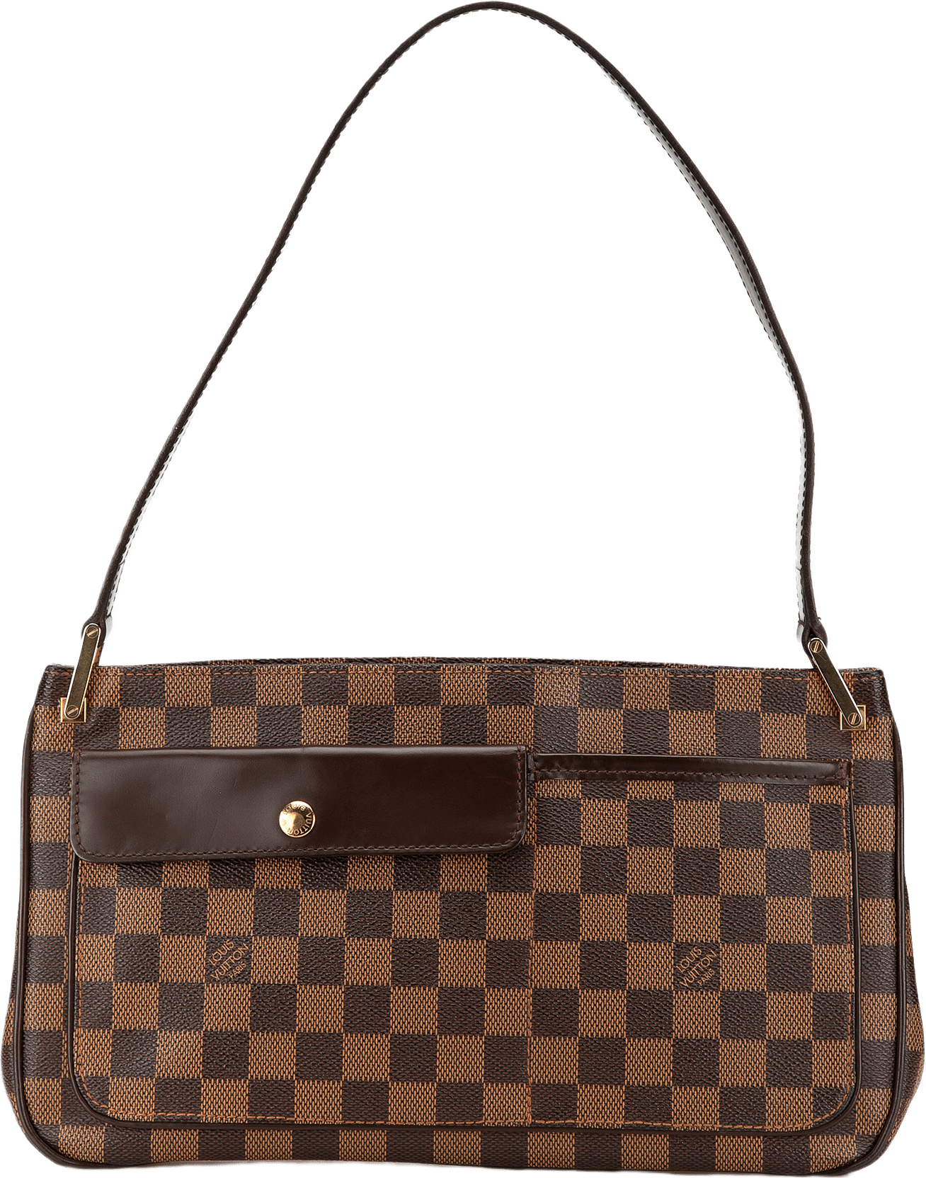 Louis Vuitton Damier Ebene Aubagne, från Luxclusif, i färgen brown.