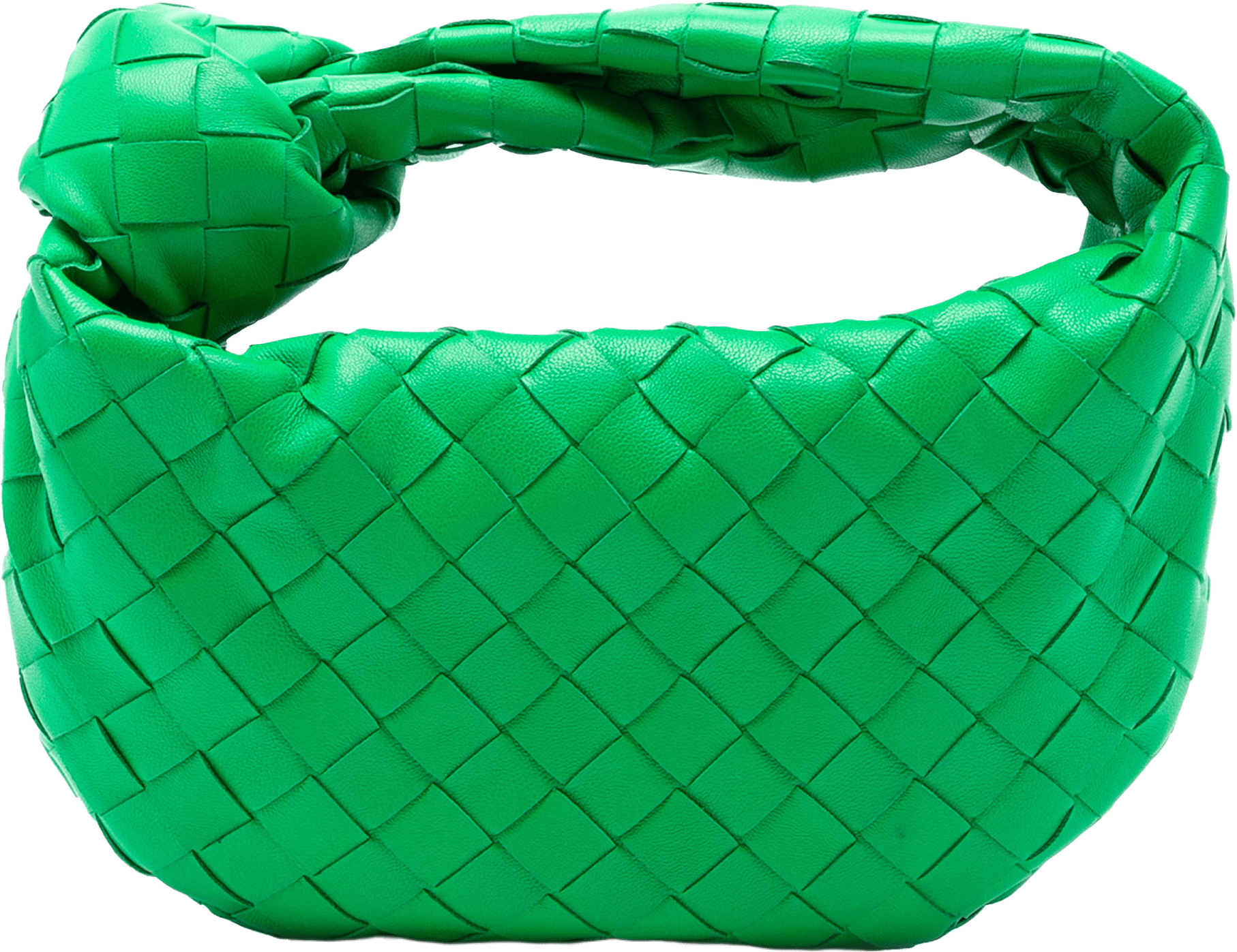 Bottega Veneta Mini Nappa Intrecciato Jodie, från Luxclusif, i färgen green.
