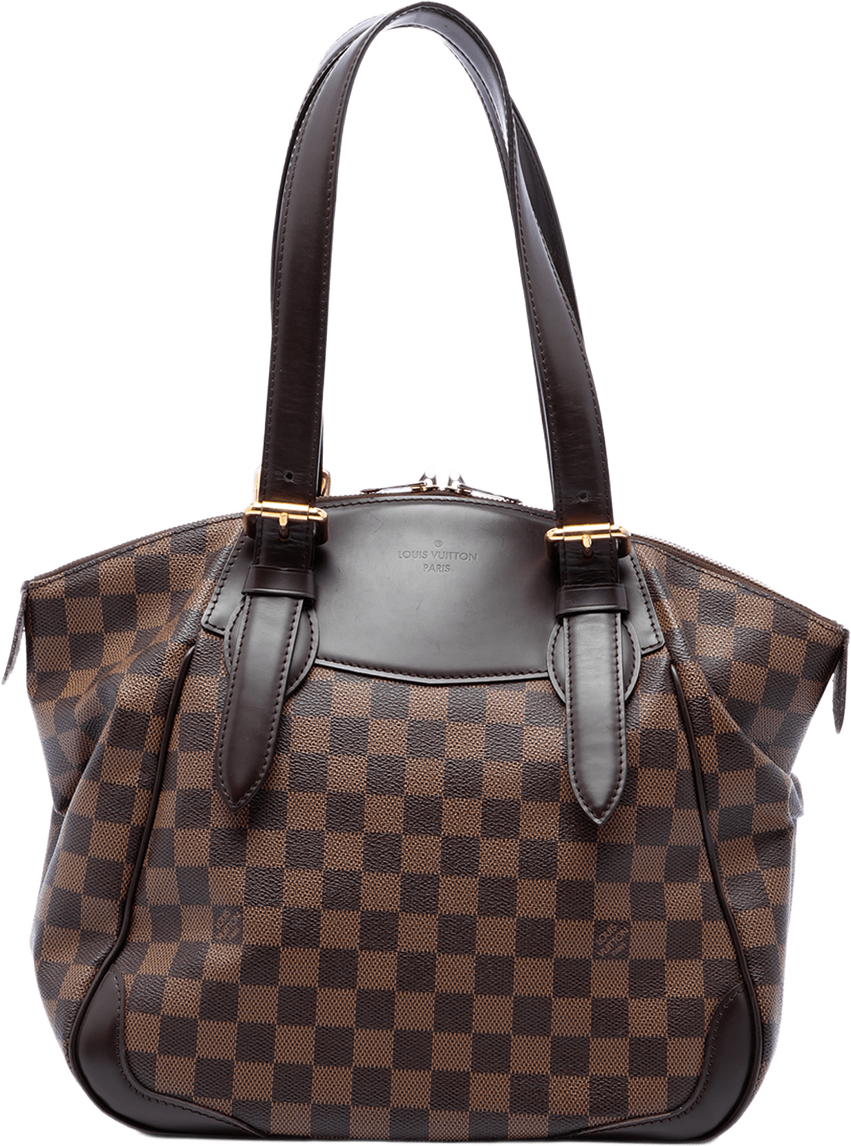 Louis Vuitton Damier Ebene Verona Mm, från Luxclusif, i färgen brun.