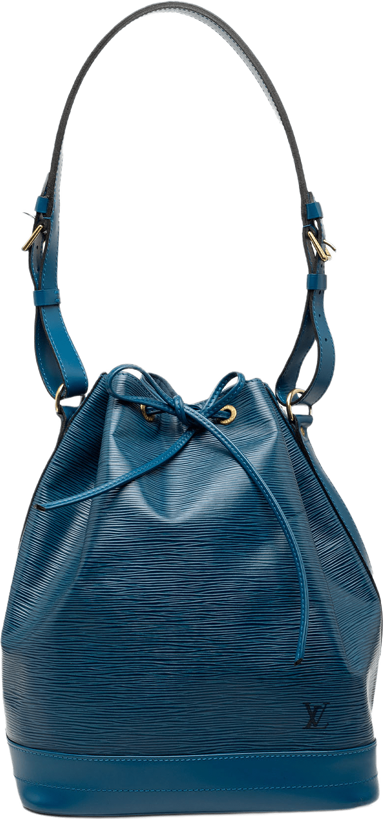 Louis Vuitton Epi Noe Gm, från Luxclusif, i färgen blå.