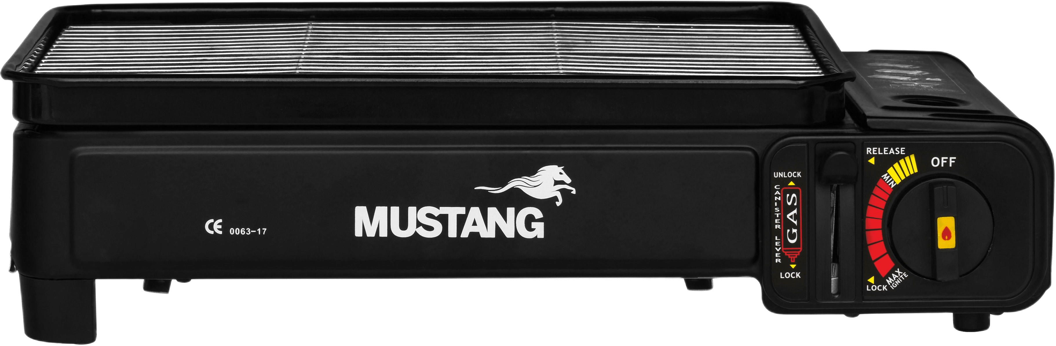 Grill För Marint Och Husvagn, från Mustang, i färgen svart.